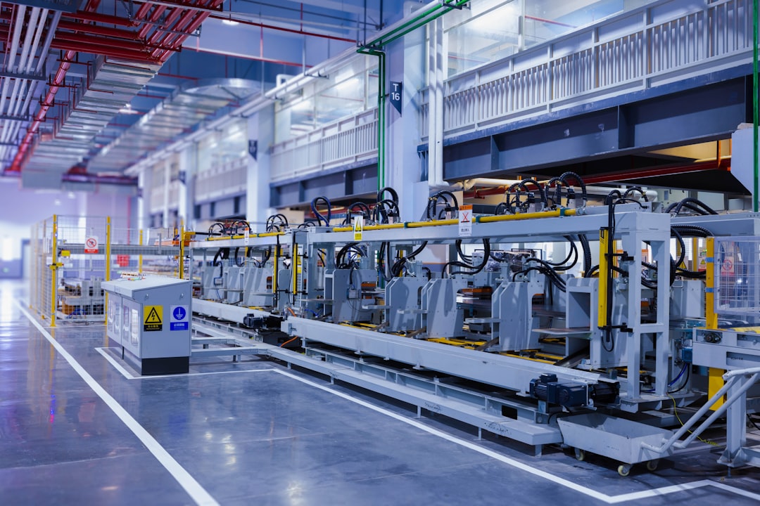 Industrial factory interior
